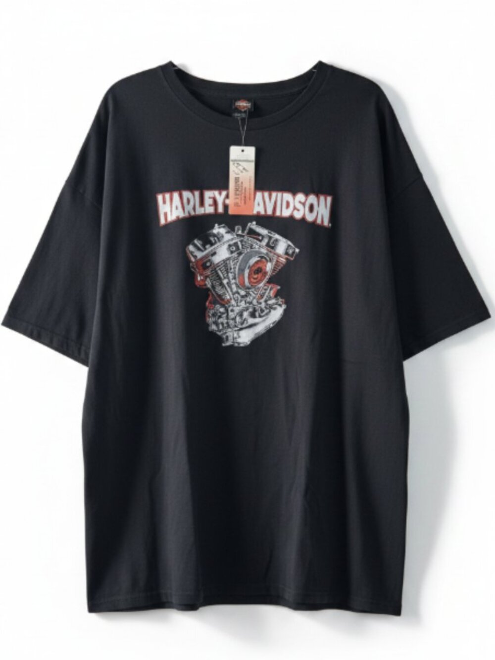 Harley-Davidson Men’s T-Shirt 4XL Black Crew Neck Laconia NH Short Sleeve NWT